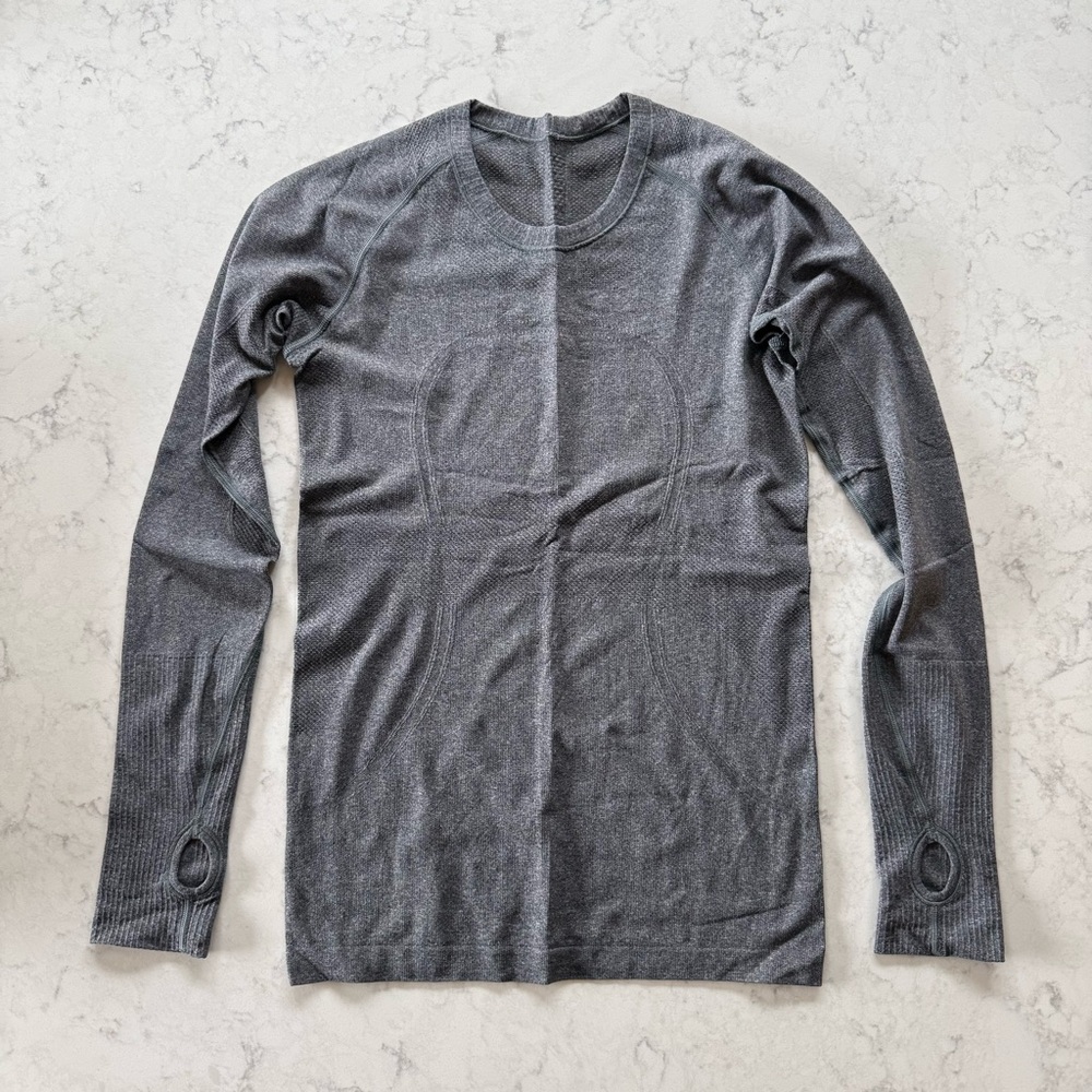 Lululemon Swiftly Long Sleeve - Heather Grey - Sz 6